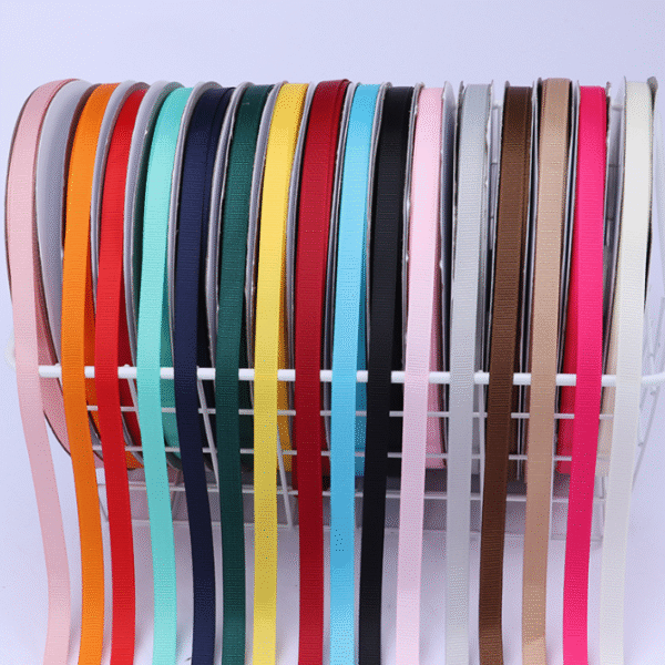 1/4 Inch Grosgrain Ribbon (6mm) Solid Color Ribbon for Gift Wrapping ...