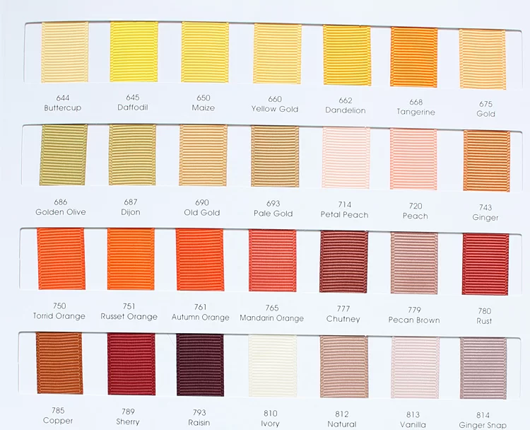yellow ribbon color chart
