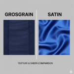grosgrain vs satin