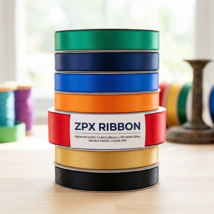 1.5 Inch Satin Ribbon 100 Yards 4cm 38mm Double Faced - ZPX Ribbon